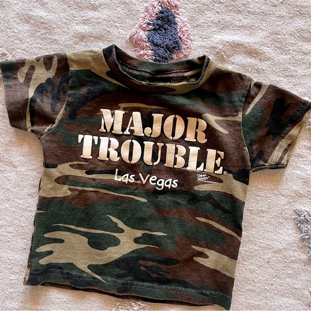 Code 5 Jibber Jabber Glow in the Dark Major Trouble Toddler Camo T-Shirt 2T
